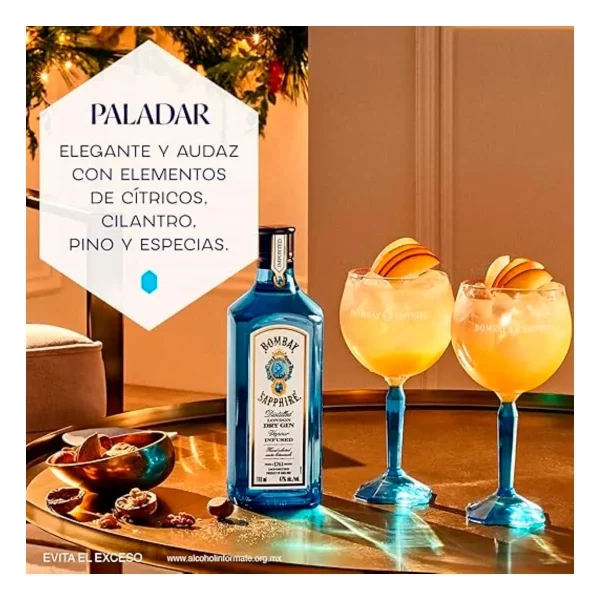 Ginebra Bombay Sapphire 700ml - Image 2