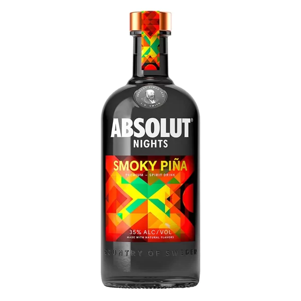 Vodka Absolut Nights Smoky Piña 700ml