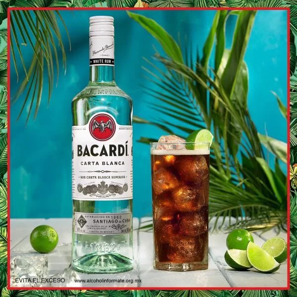 Ron Bacardí Carta Blanca 980ml - Image 2